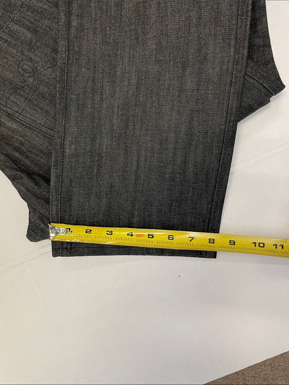 Men's Black Denim Jeans - Classic Straight Fit - Picture 2 of 3